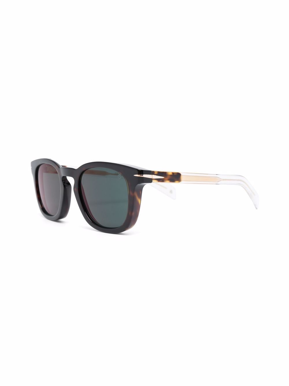 фото Eyewear by david beckham rounded tortoiseshell glasses