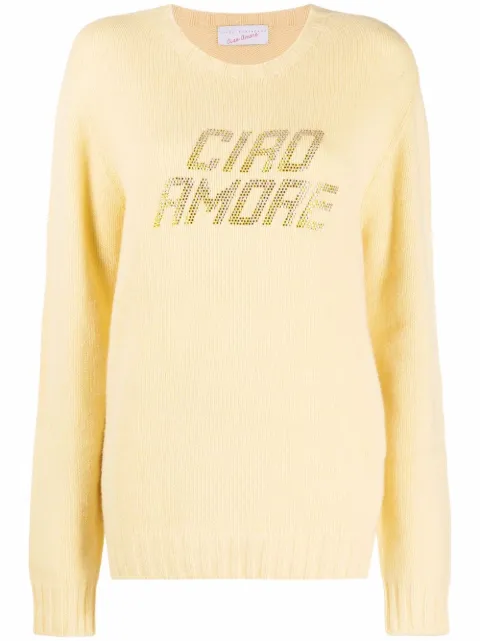 Giada Benincasa 'ciao amore' knitted top