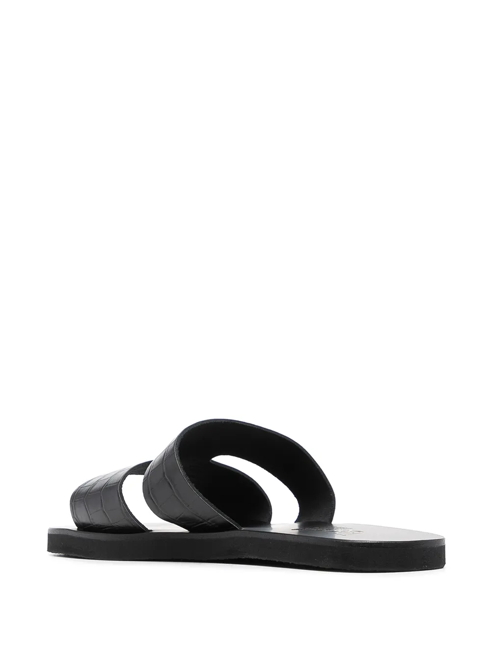 фото Ancient greek sandals сандалии с тиснением под крокодила