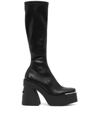 Leather ankle boots Naked Wolfe Black size 37 EU in Leather - 20524200