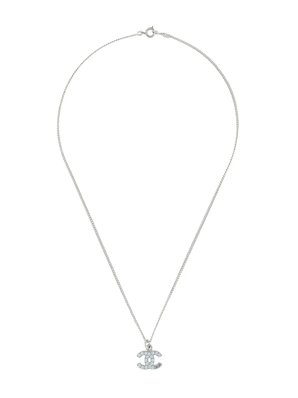 Chanel Pre-Owned колье с логотипом CC