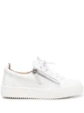 Giuseppe Zanotti side zip sneakers - White
