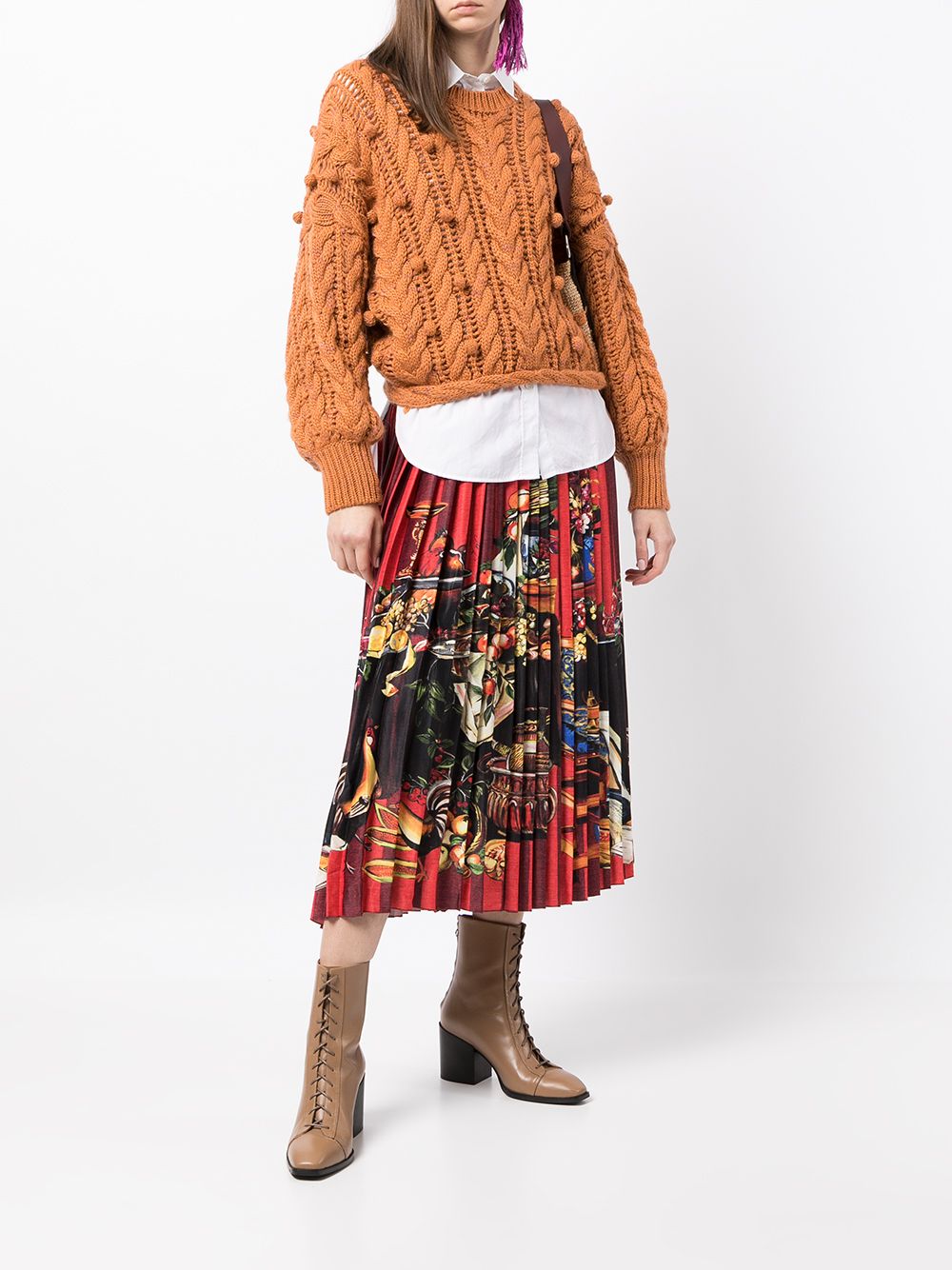 Image 2 of Stella Jean pleated wrap skirt