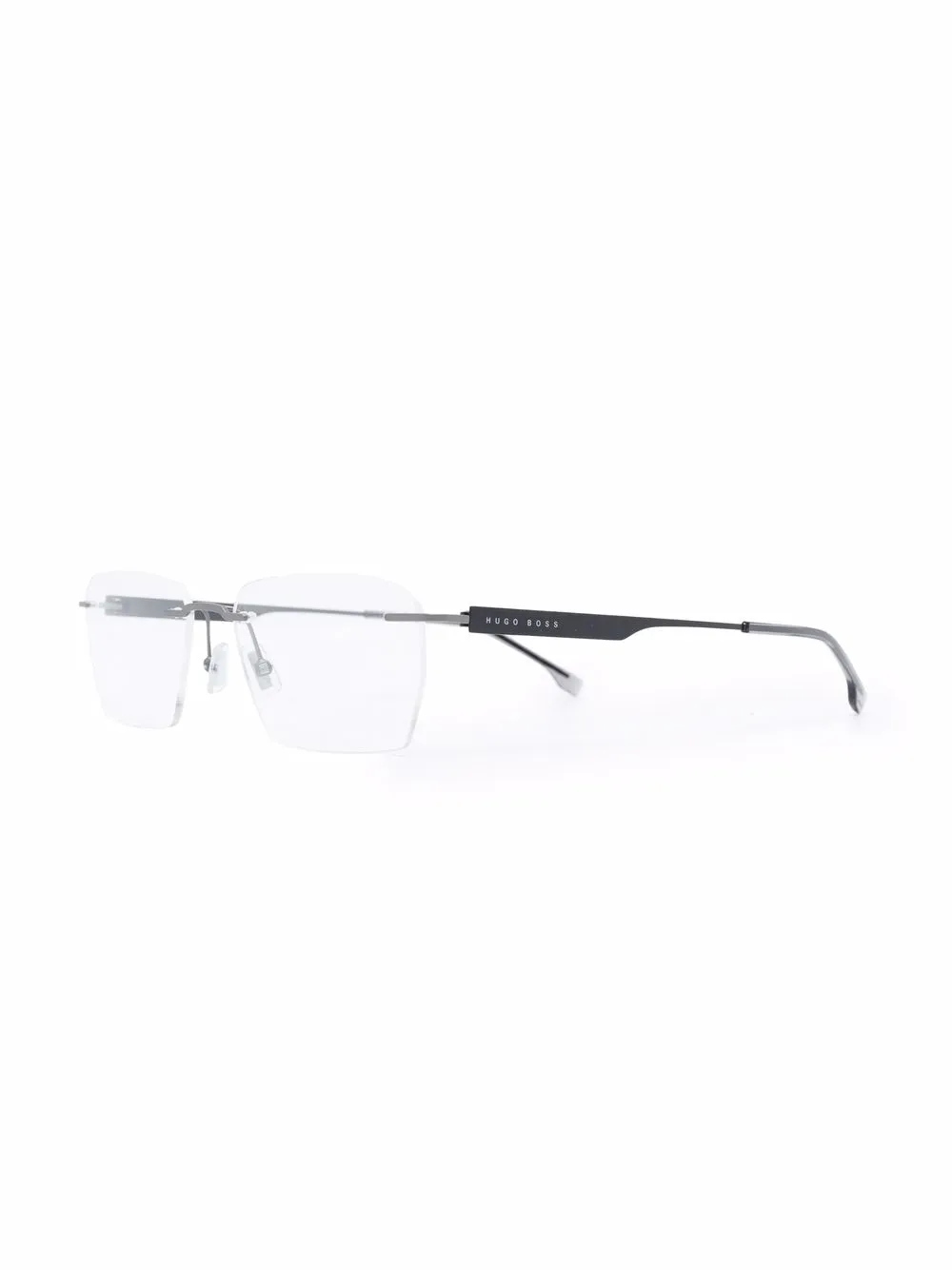 фото Boss очки в квадратной безободковой оправе