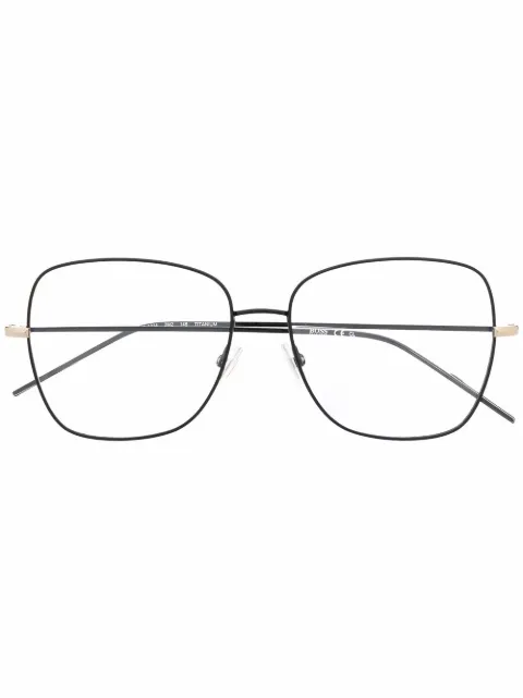 BOSS oversized-frame glasses