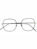 BOSS round-frame glasses - Black