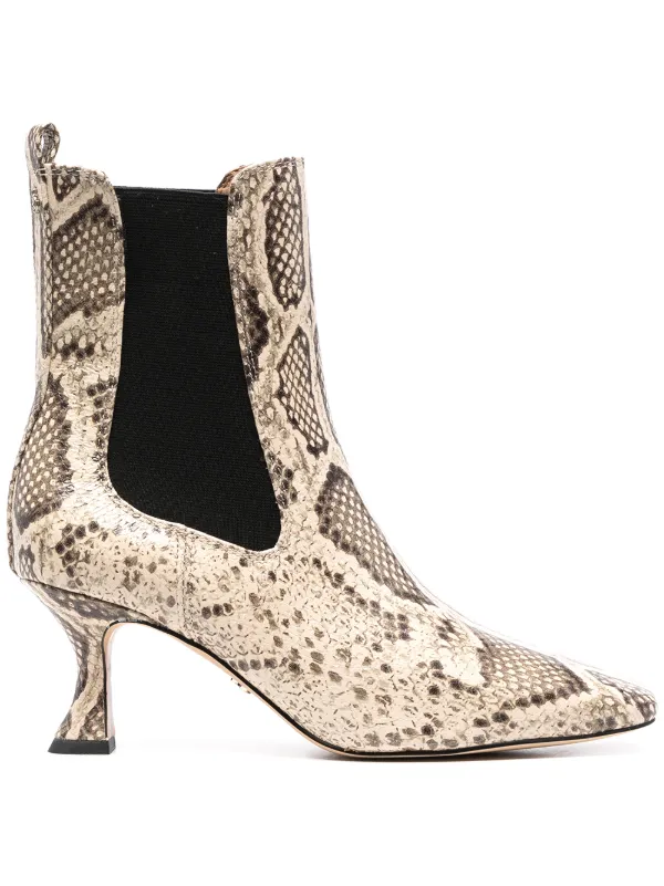 snakeskin booties sam edelman