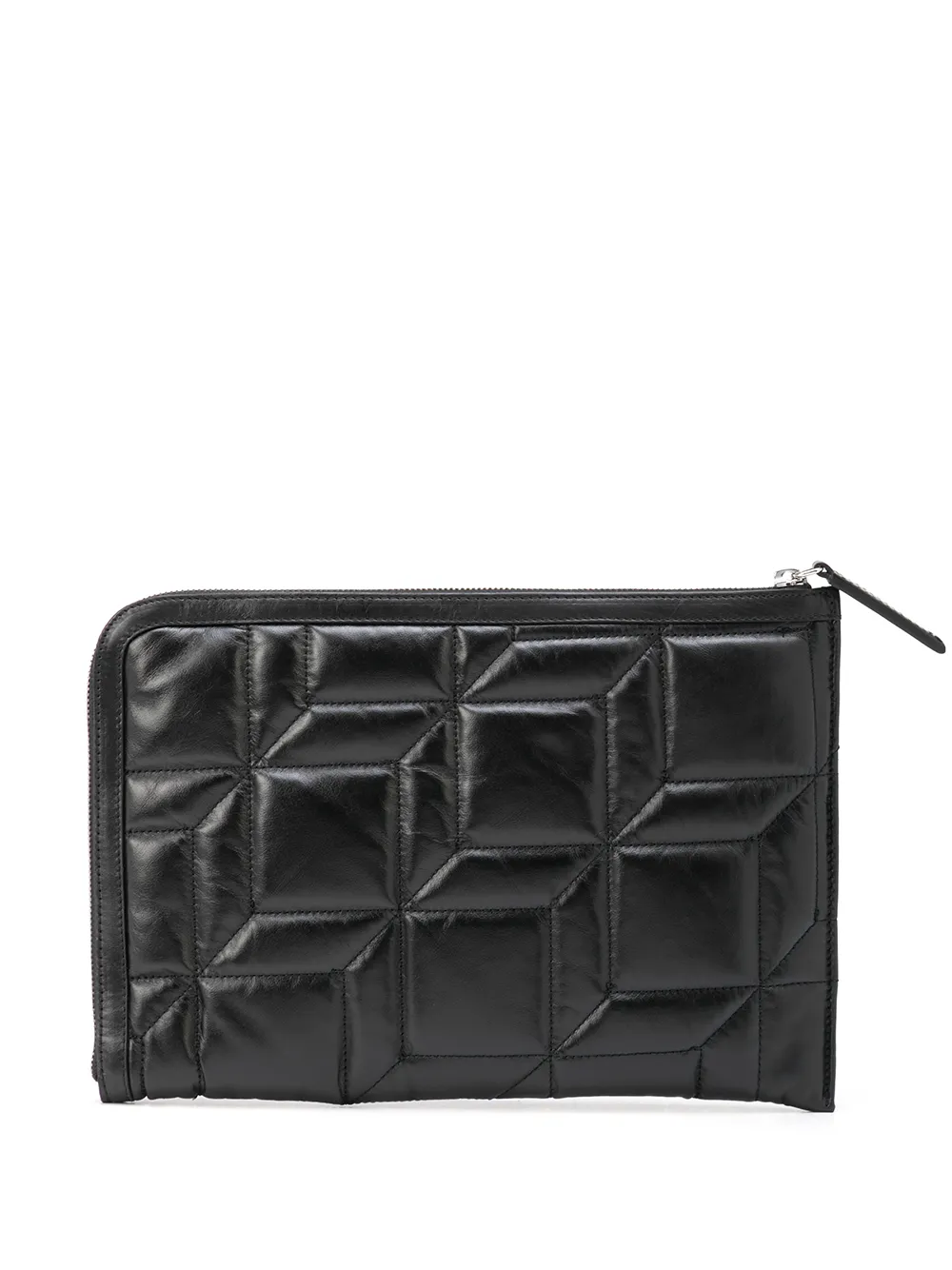 

Pierre Hardy Bump quilted clutch bag - Black