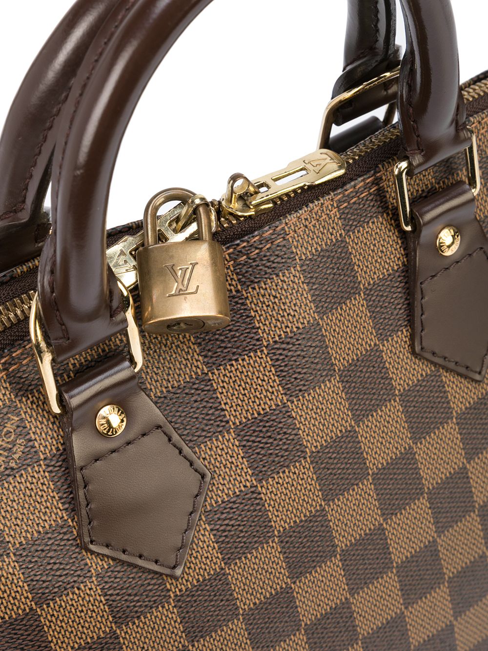 фото Louis vuitton сумка damier ebène alma pm pre-owned