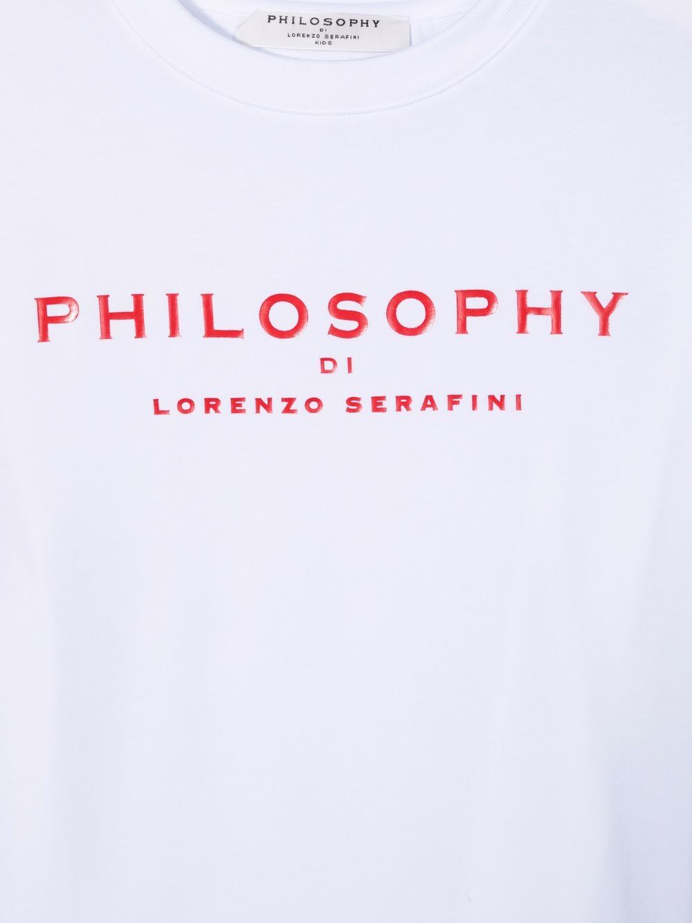 фото Philosophy di lorenzo serafini kids футболка с оборками и логотипом