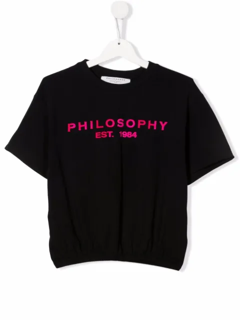 Philosophy Di Lorenzo Serafini Kids TEEN logo-print cotton T-shirt