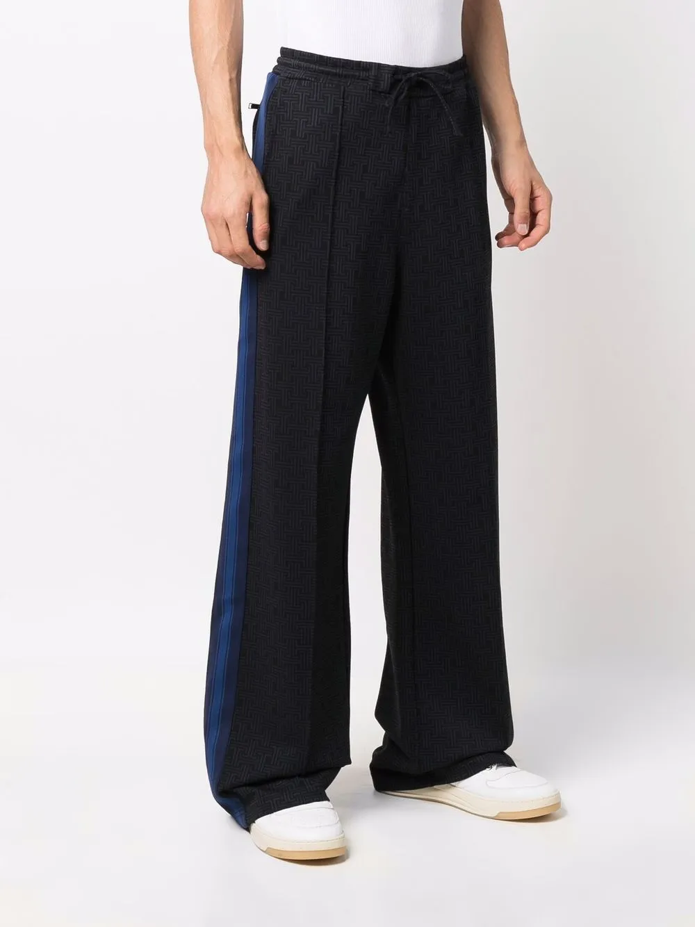 фото Lanvin жаккардовые спортивные брюки jl maze
