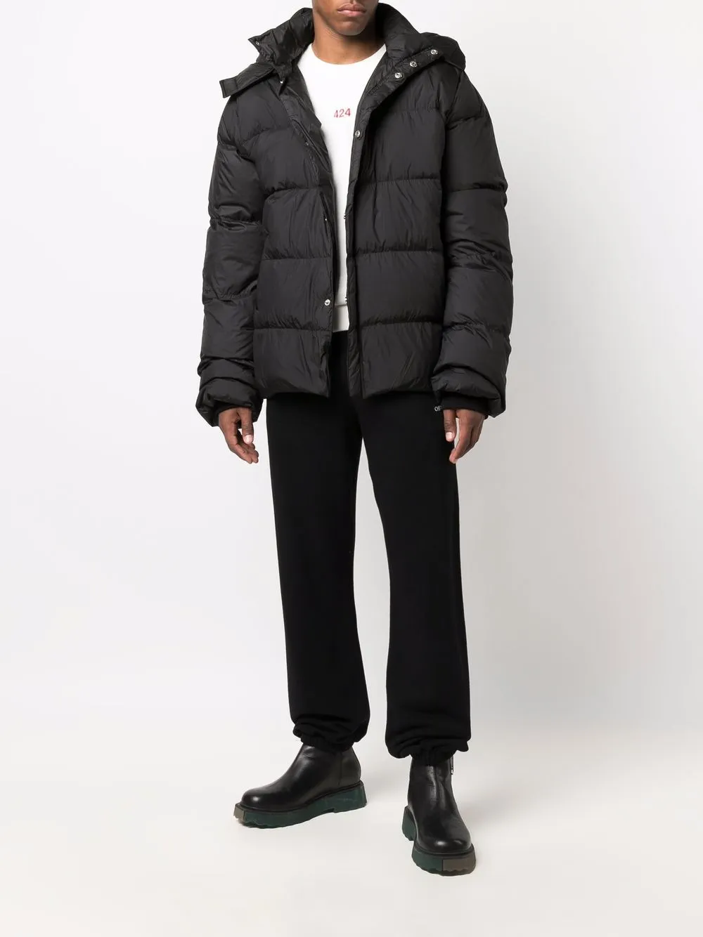 424 Hooded Puffer Jacket - Farfetch