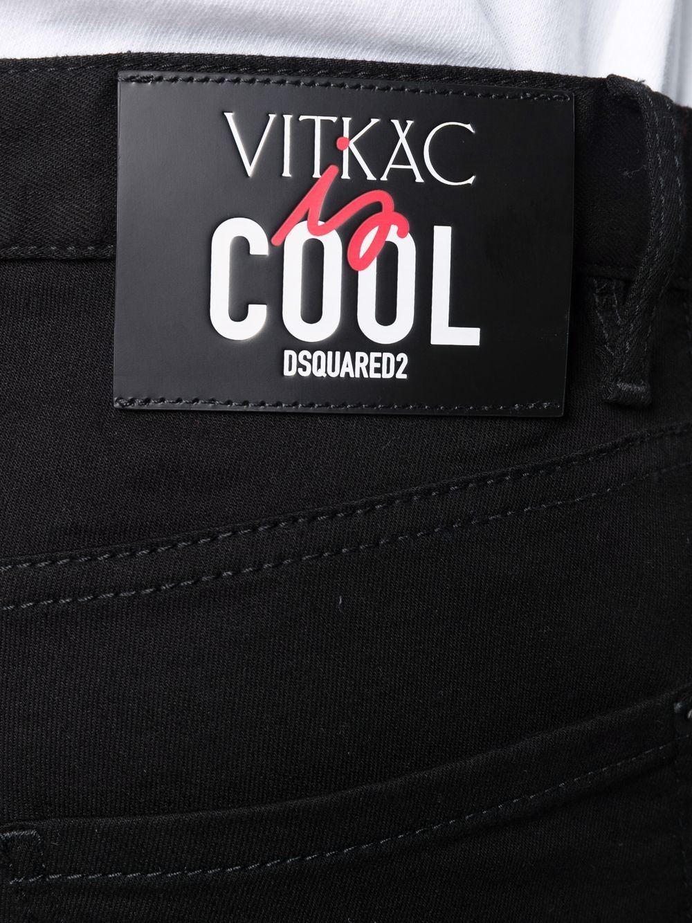 фото Dsquared2 джинсы кроя слим из коллаборации с vitkac