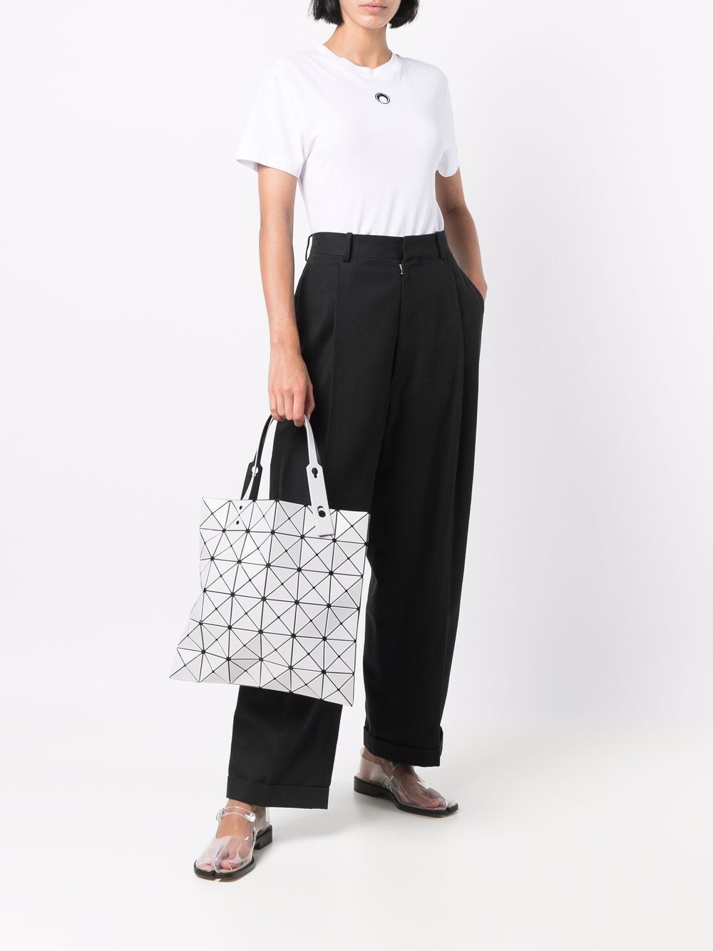 фото Bao bao issey miyake сумка-тоут lucent со вставками