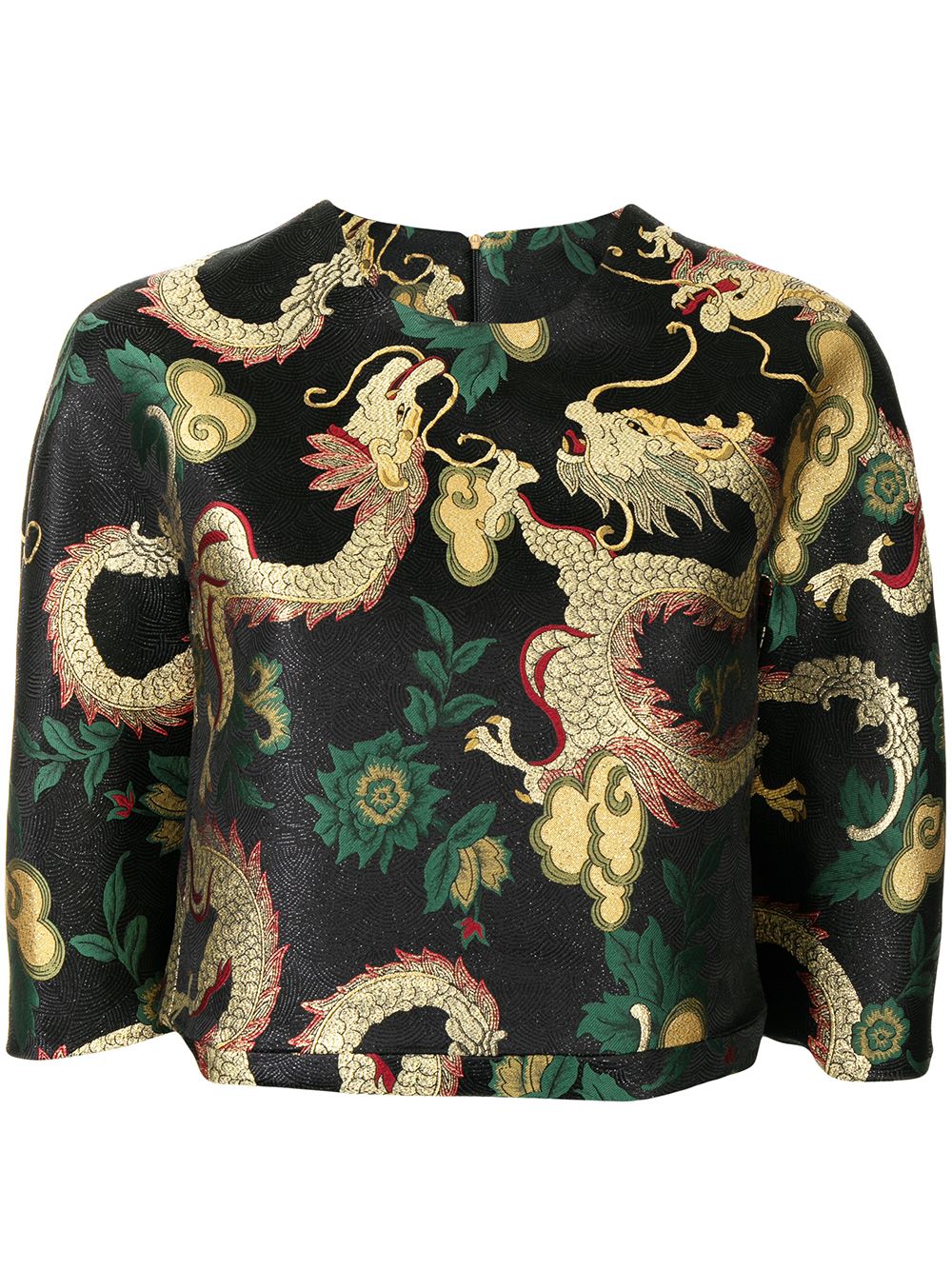 dragon-brocade top