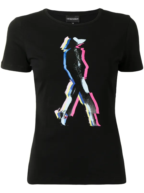 Shop Emporio Armani graphic-print t 