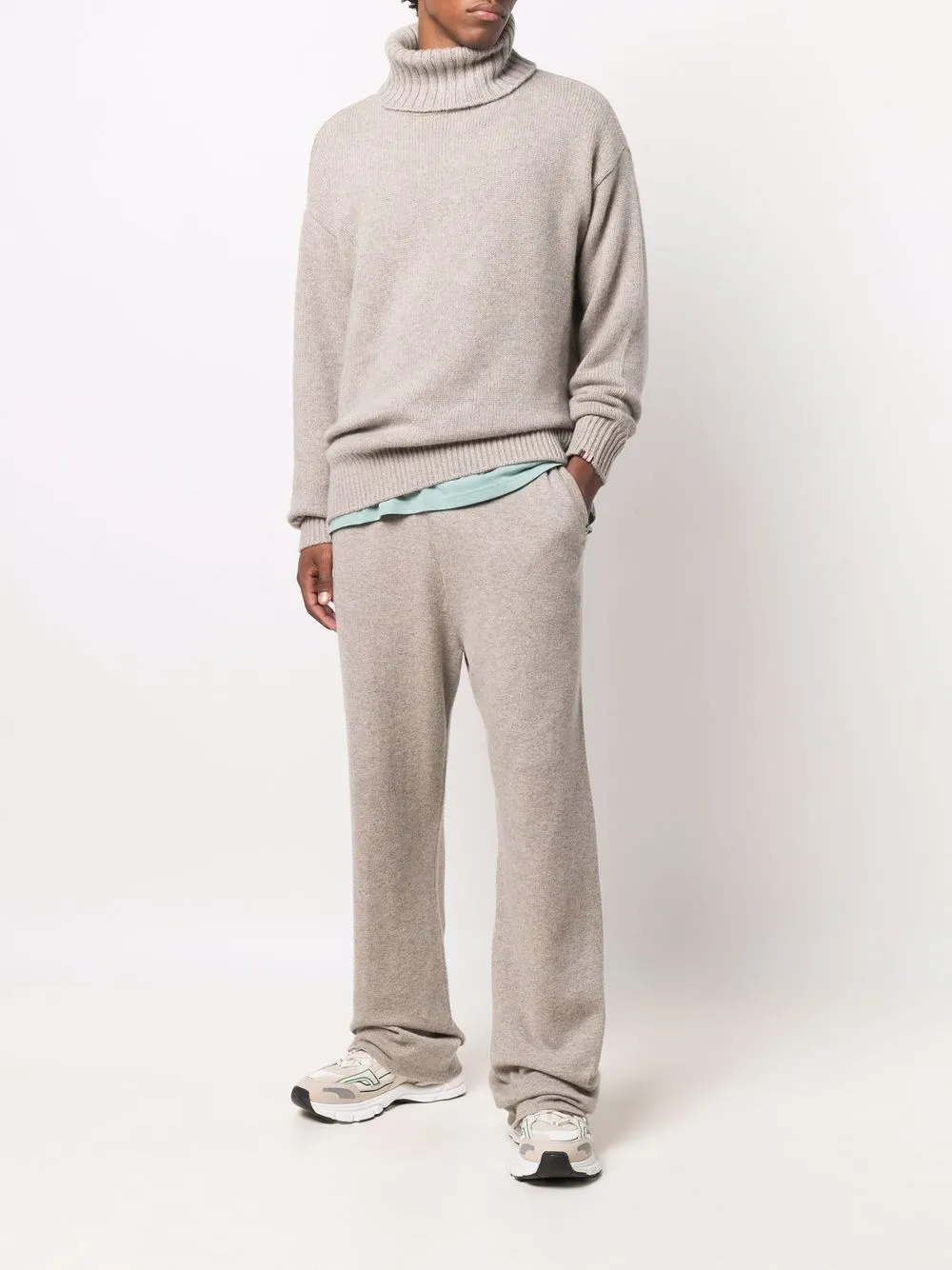extreme cashmere roll-neck cashmere jumper | Knitted Sweaters | Image 2