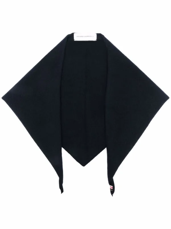 Extreme Cashmere Knitted Snood Scarf in Blue