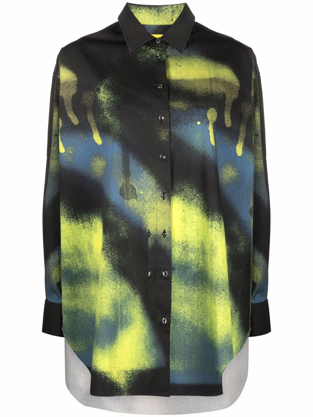 фото Andrea marques sprayed print shirt