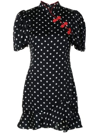 De la vali polka dot sale dress