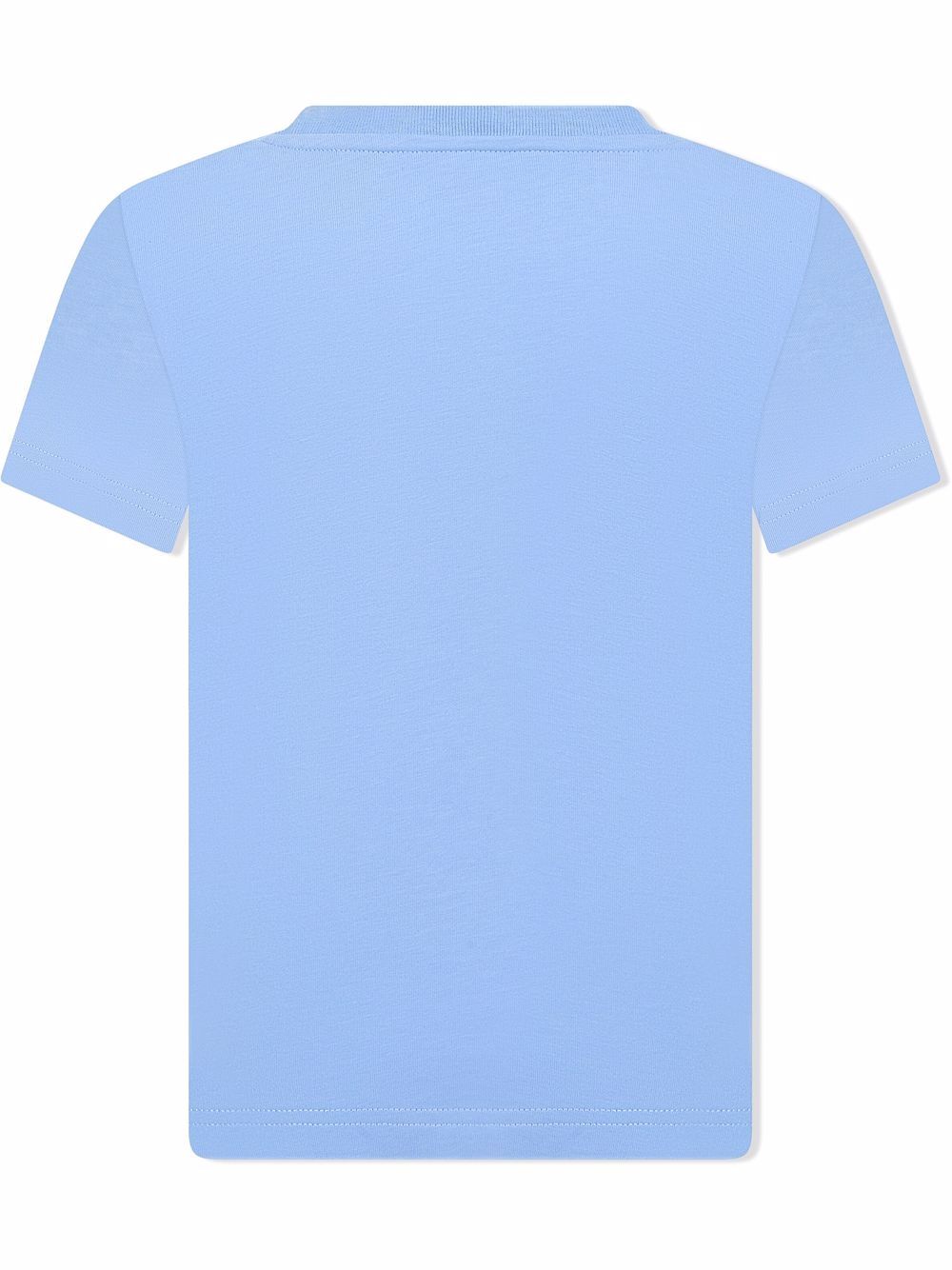 Moncler Enfant T-shirt met logoprint - Blauw