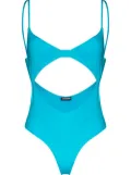 Jacquemus Aranja high-cut swimsuit - Blue