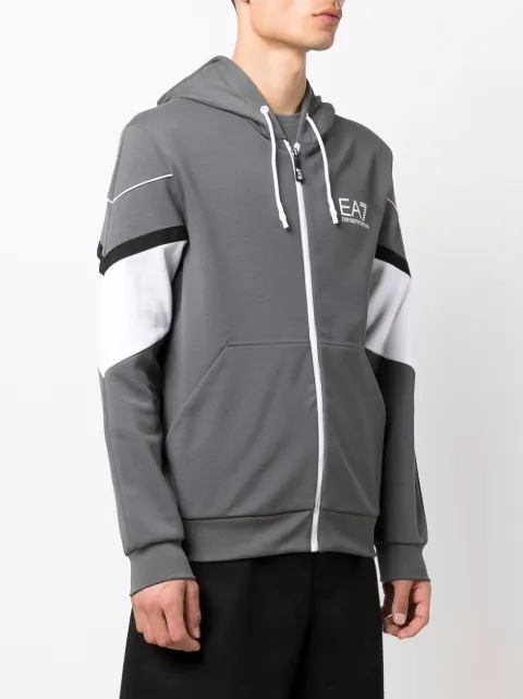 armani tracksuit moletom com capuz