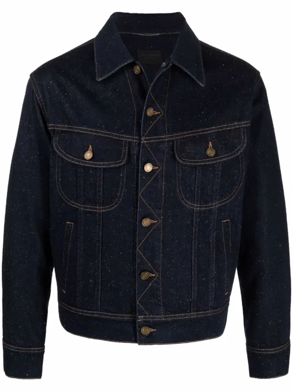 Saint Laurent button-front Denim Jacket 