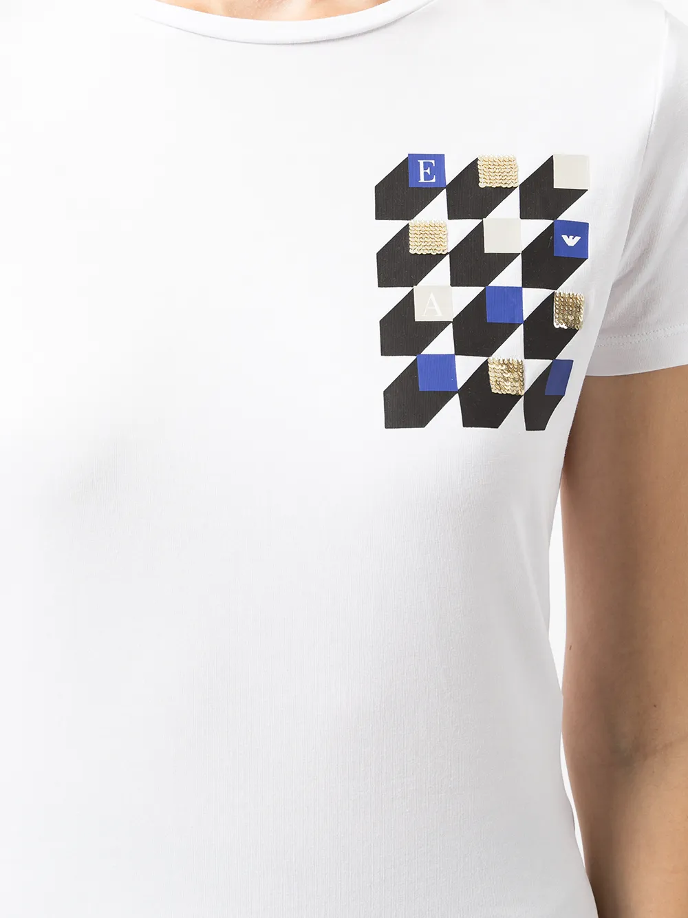 фото Emporio armani футболка с логотипом