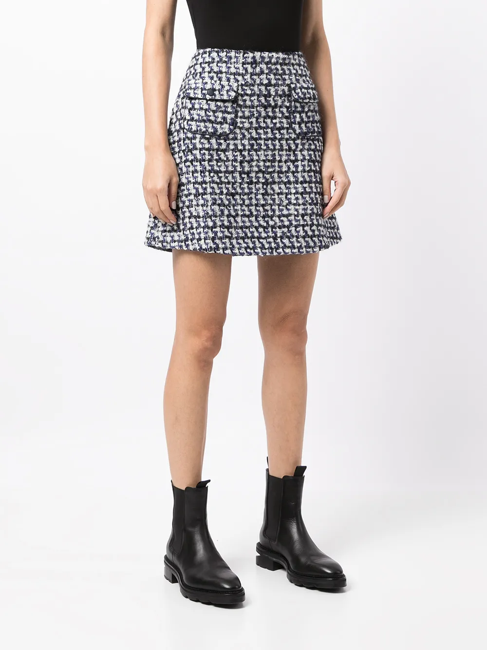 фото Emporio armani юбка мини с вышивкой