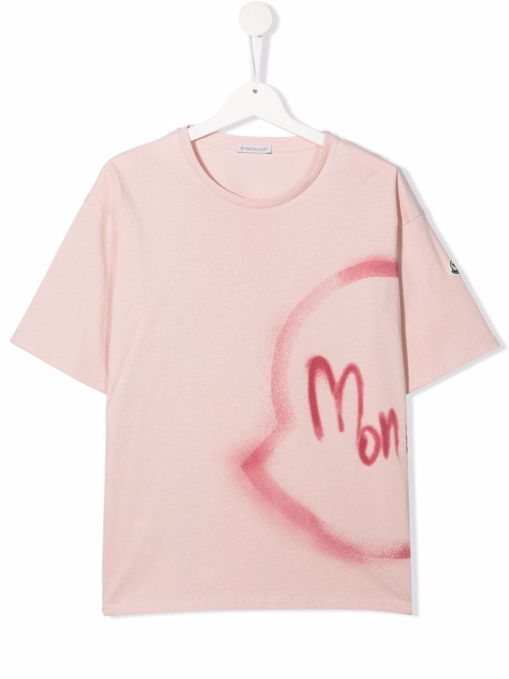 Teen Graffiti-print Cotton T-shirt In Pink