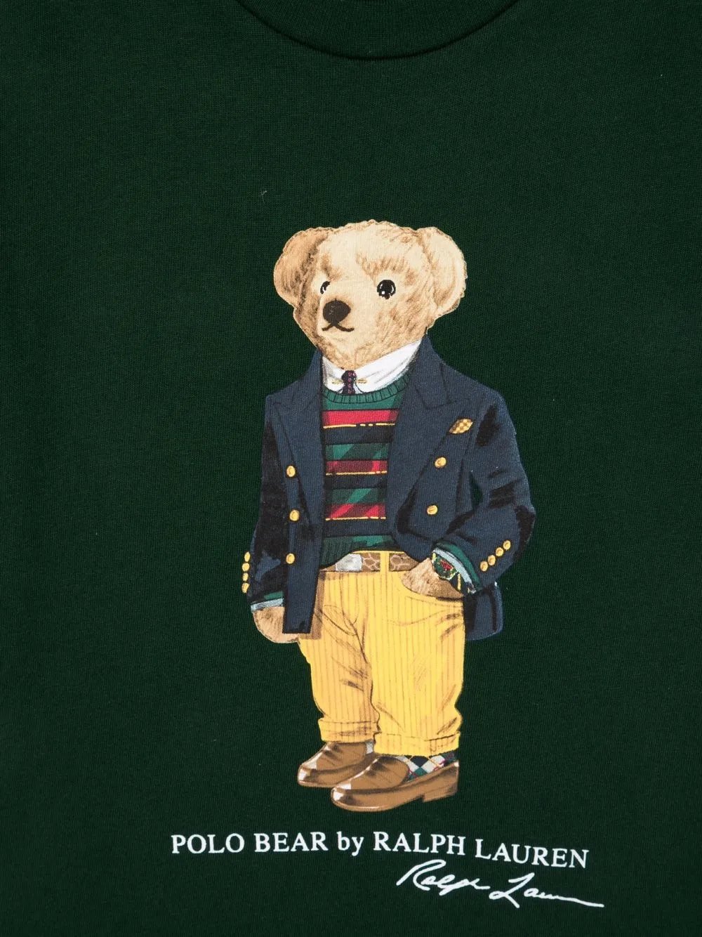 фото Ralph lauren kids футболка polo bear с круглым вырезом