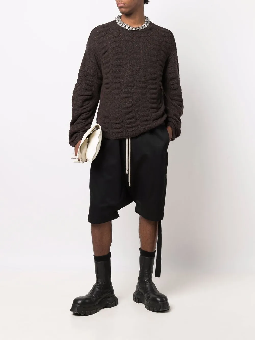 фото Rick owens шорты с низким шаговым швом