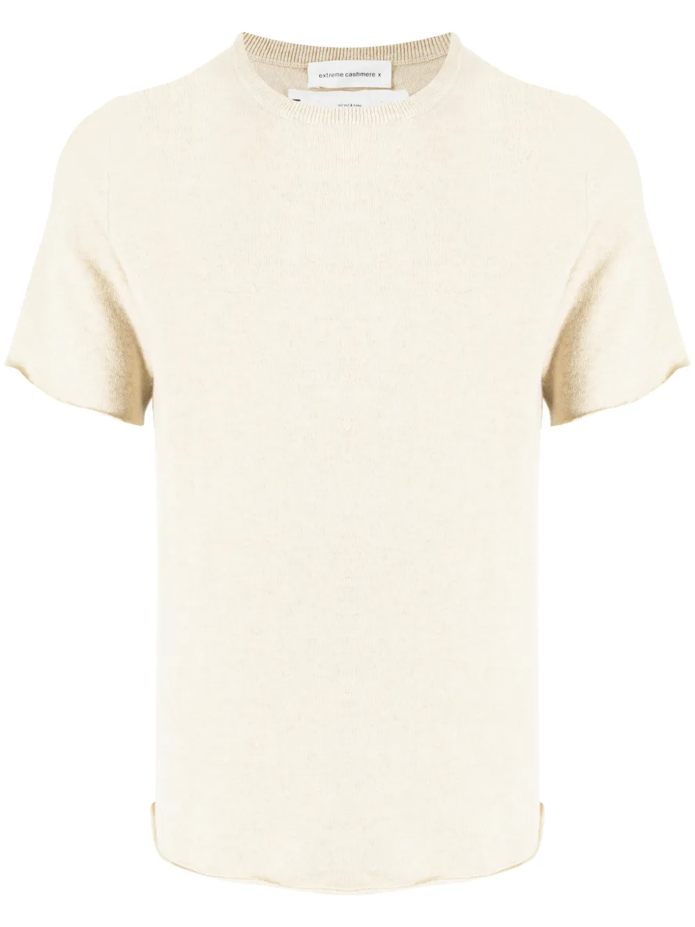 extreme cashmere crew-neck cashmere T-shirt