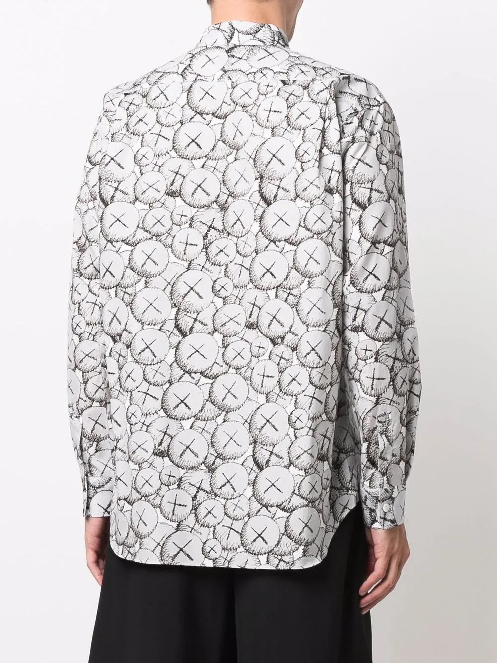 фото Comme des garçons shirt рубашка с графичным принтом