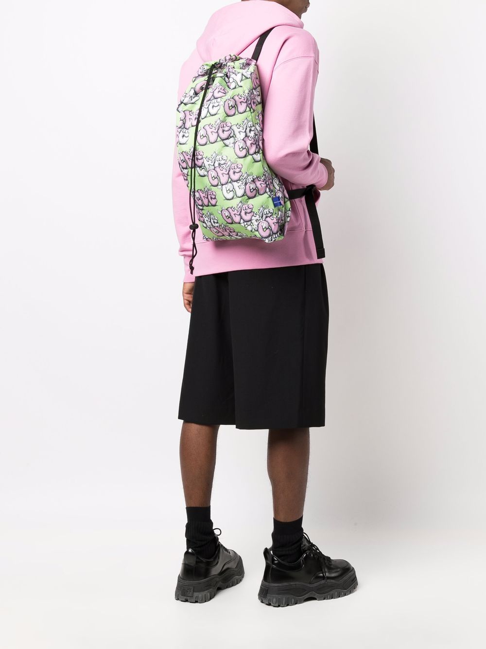 Image 2 of Comme Des Garçons Shirt Kaws-print backpack