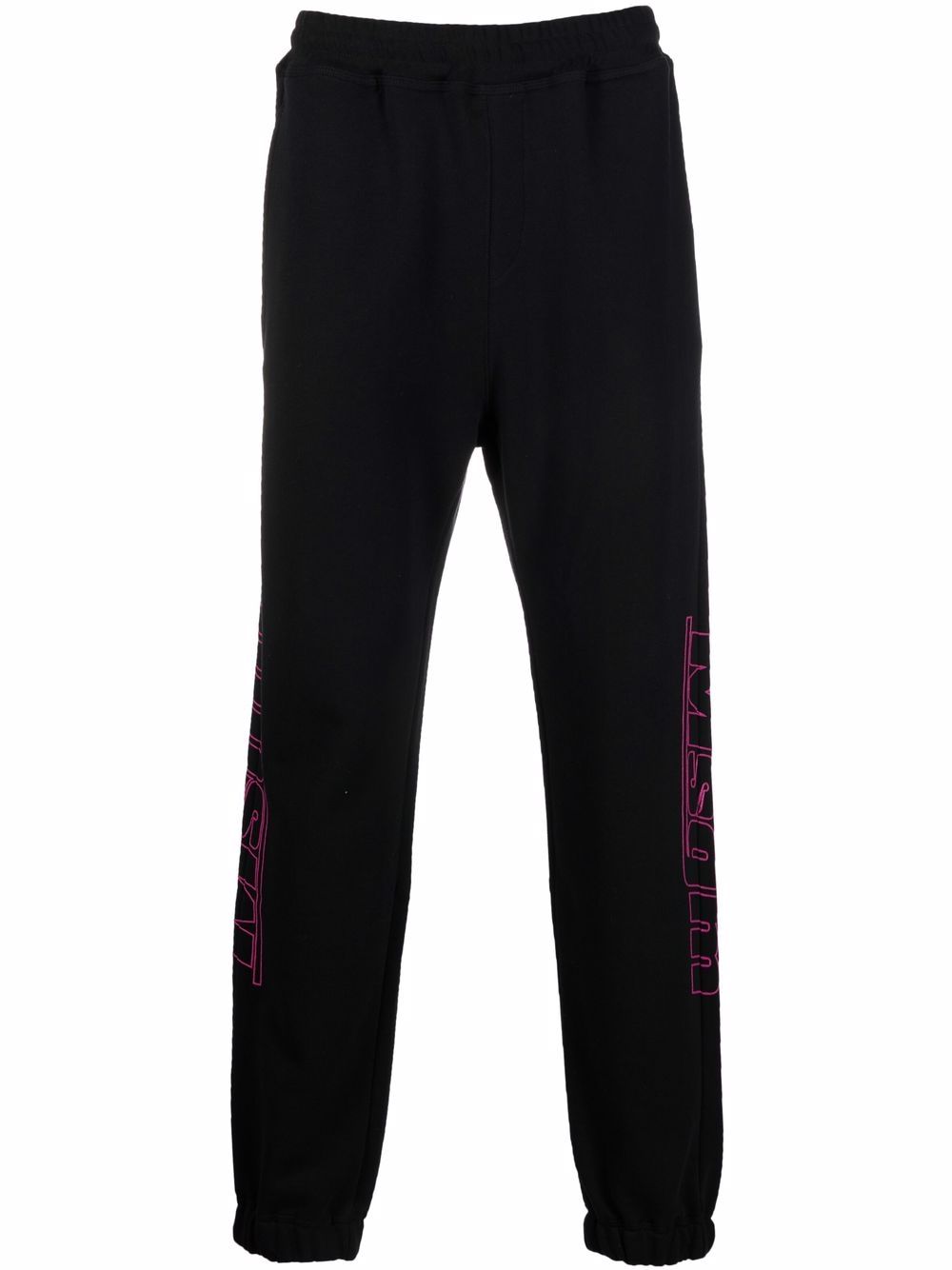 

MSGM pants con logo lateral - Negro