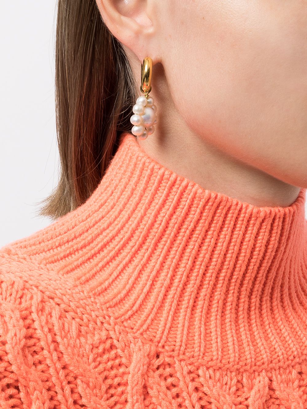 Timeless Pearly Asymmetric Hoop Earrings - Farfetch