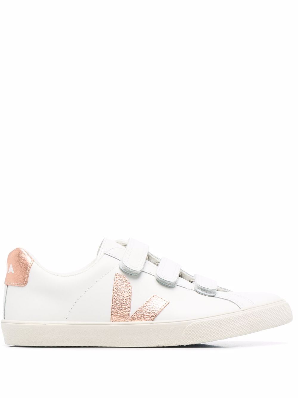 фото Veja logo-patch low-top leather sneakers