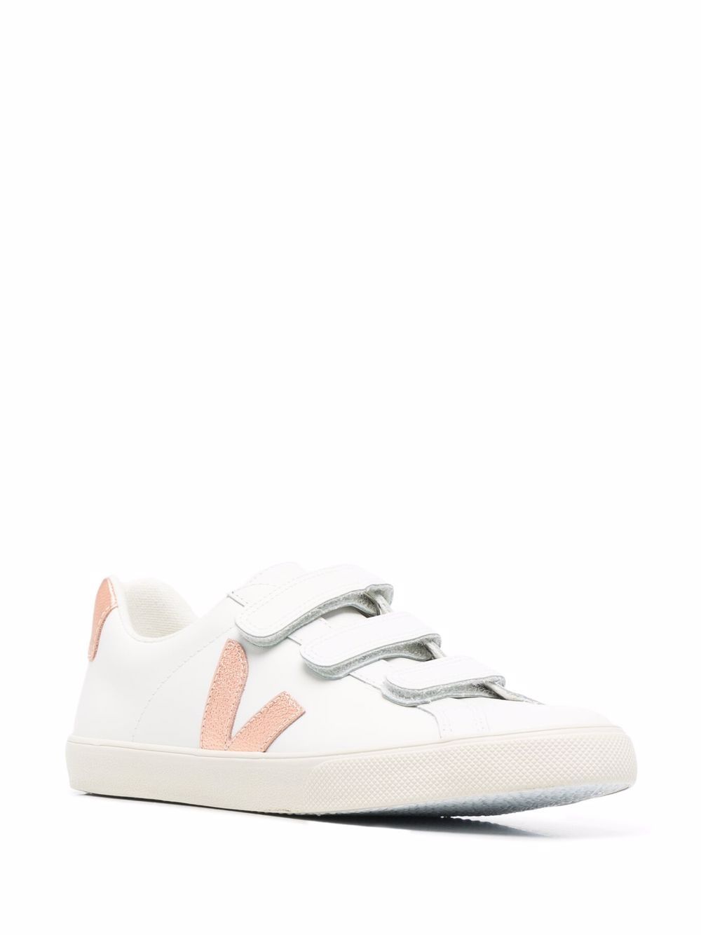 фото Veja logo-patch low-top leather sneakers