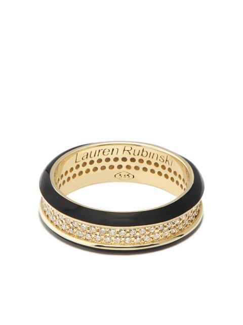 Lauren Rubinski 14kt yellow gold diamond ring