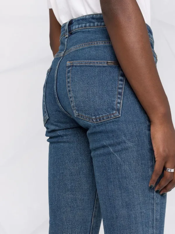 Saint Laurent Whiskered Skinny Jeans | Blue | FARFETCH