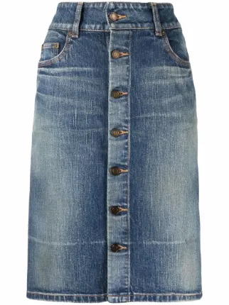Gonna denim Farfetch Donna Abbigliamento Gonne Gonne denim Blu 