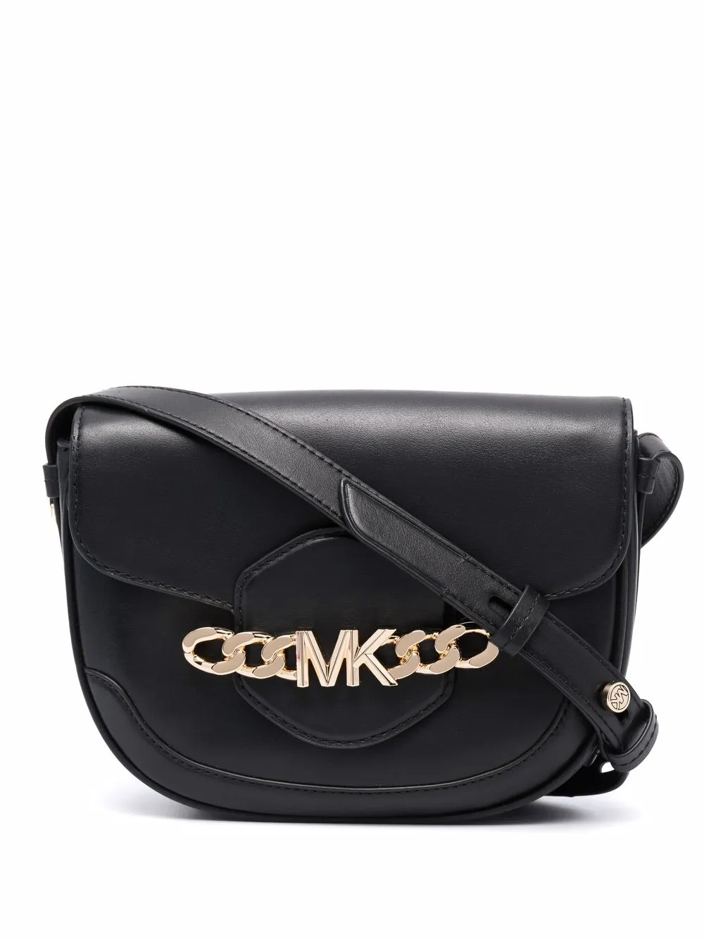 Michael Kors Sac a Bandouliere En Cuir Noir FARFETCH FR
