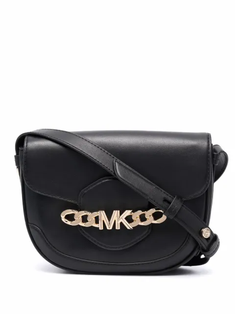 Michael Kors - logo-chain leather crossbody bag