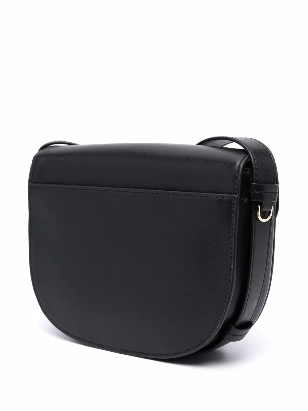 Shop Michael Michael Kors Logo-chain Leather Crossbody Bag In Black