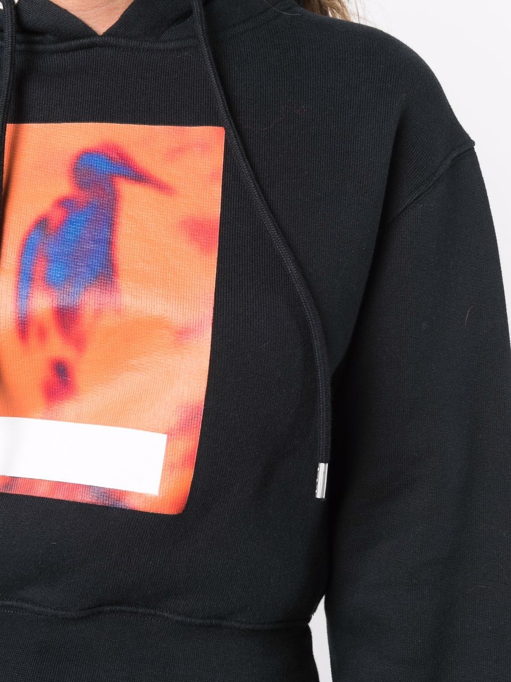 фото Heron preston укороченное худи с принтом