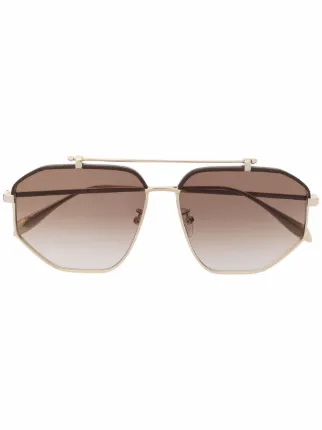 Alexander mcqueen top oversized sunglasses