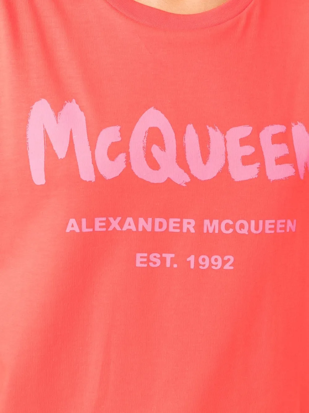 фото Alexander mcqueen футболка с логотипом